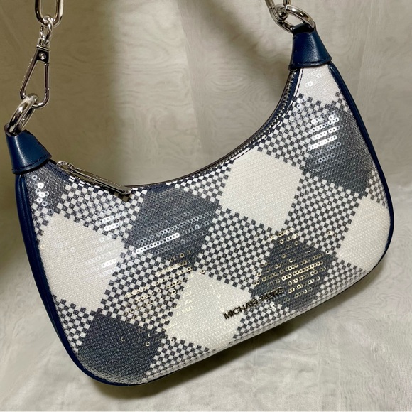 Michael Kors Sequins Cora Pouchette 2 Way Bag, NWT - Picture 16 of 16